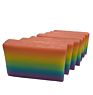 Private Label Natural Organic Cleaning and Moisturing Palm Oil Rainbow Handmade Soap