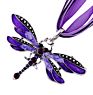 Vintage Style Women Jewelry Colorful Enamel Dragonfly Ornament Pendant Necklace Hair Accessories