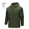 Light Softshell Jacket with Detachable Hood Light Weight Windbreaker Mens Jackets