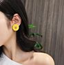 Flower Personality Small Fresh Petals Earrings Female Temperament Simple Metal Flower Stud Earrings