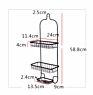 bathroom storage shelf