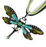 Vintage Style Women Jewelry Colorful Enamel Dragonfly Ornament Pendant Necklace Hair Accessories