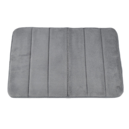 Home Bath Mat Non-Slip Bathroom Carpet Soft Coral Fleece Memory Foam Rug Mat Kitchen Toilet Floor Decor