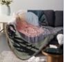 Rawhouse Retro Abstract Style Art Cartoon Design Home Decor Woven Cotton Blanket