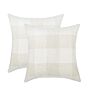 Black and White Farmhouse Decorative Square Checkers Throw Pillow Covers 18X18 Inches Buffalo Check Plaid Cushion Cover