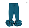 Solid Color Candy Colors Leggings Soft Cotton Girls Baby Icing Ruffle Pants Baby Clothes Pants