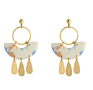 Handmade Clay Earrings Newest Geometric Polymer Clay Earrings Drop Dangle Pendant Earrings for Girls