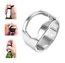 22Mm Mini Bottle Opener Stainless Steel Finger Ring Ring Shape Bottle Beer Cap Opening Remover Kitchen Gadgets Bar Tools