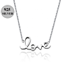 Necklace 925 Sterling Silver Forever Love Letter Name Necklace Personalised