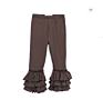Solid Color Candy Colors Leggings Soft Cotton Girls Baby Icing Ruffle Pants Baby Clothes Pants