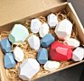 Colorful Boy Girl Stacking Blocks Set Puzzle Toy Building Wooden Balance Stones