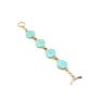 Pj-C163 Loose Stone Original Gemstone Bracelet, Turquoise Howlite Bracelet December Birthstone Bracelet