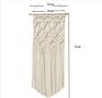 Small Size Handmade Bohemian Wedding Backdrop for Home Art Decor Macrame Wall Hanging