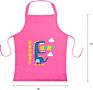 Chef Kids Apron, Durable and Washable Apron Cotton Kids Size for Kitchen Cooking Baking and Painting