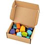 Educational Juguetes Children Gift Rainbow Stone Set Creative Montessori Wooden Balancing Building Blocks Stacking Toys for Kids