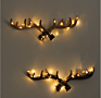 Novelty American Style Keys Clothes Hats Hook Deer Antler Resin Wall Decorations Zgj-0025