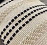 Striped Pattern Cushion Bed Decor Long Cushion Cover with Tassels Decoration Woven Home Decor