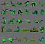 Dinosaur Temporary Tattoos for Kids, Dinosaur Stickers, Dinosaur Birthday Party Supplies Decorations