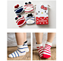 Children's Fall Socks 4 Pairs of Baby Girls Organic Cotton Designer Boat Socks