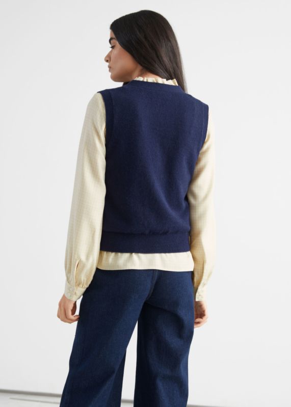 Ladies Sweater Long Sleeve Knitwear Fitted Wool Top Girl Knitted Pullover Short Fitted Cable Knit Vest Sweater
