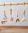 wooden Felt Crib Hanging Activity Gym Toys Baby play Gym Toys