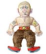 Pet Chew Dog Toy Funny Donald Trump Presidential Parody Squeaky Dog Toy