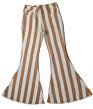 Spring Mommy and Me Yellow White Color Denim Stripe Emerie Flare Jeans