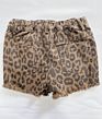 Baby Kids Tie Dye Distressed Jeans Shorts Leopard Print Bummie Pants