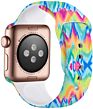 Colorful Rainbow Tye Die Apple Watch Band 44Mm 40Mm Strap for Iwatch Series 7 6 Se 5 4 3 2 1