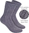 Ar-527 Autumn Logo Long Unisex Alpaca Wool Socks Men Women