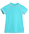 Boys & Girls Upf 50+ Short Sleeve Rashguard Youth Surf Kids Swim Top