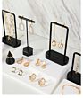 Modern Metal Hanging Jewelry Earrings Rack Earring Display Stand for Jewelry Shop