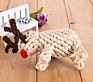 Design Christmas Elk Dog Toy Chew Rope Pet Dog Toy