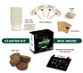 Diy Indoor Bonsai Tree Starter Kit with 4 Seeds Types Includes Seed Pot Peat Soil for Kids and Adult Crafts