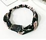 Women Headbands Boho Bandeau Floral Knot Headband Elastic Hair Bands for Women, Turban Twist Headbands, Hair Accessories F