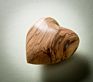 1.38"X1.38"(3.5*3.5Cm)Olive Wood Handmade Love Hearts Olive Wood Hearts