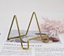 Counter Top Square Iron Display Easel Bracket Showroom Display Porcelain Floor Tile Sample Display Holder