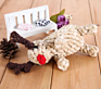 Design Christmas Elk Dog Toy Chew Rope Pet Dog Toy