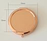 70Mm Sublimation Blank Compact Pocket Mirrors , Cosmetic Make up Small Hand round Mirror