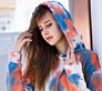 Autumn Printed 100% Cotton Long Sleeves Thick Loose Casual Mens Tie Dye Hoodie