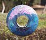 Mosaic Glass Hanging Bird Feeder for Garden Decoration