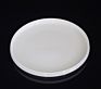 Printing Logo Porcelain Tableware Cake Plate Straight Edge round Plate Flat
