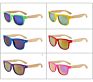 Uv400 Shades Rice Nail Bamboo Legs Sunglasses Men Women Outdoor Driving Reflective Sunglasses