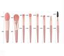 Cosmetic Make up Brush Set Synthetic Private Label Beginner Mini Makeup Brush 8Pcs Pink Cosmetic Brush Set