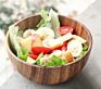 Deep round Dish Style Shallow Wooden Bowl Export to Japan with Different Size Salad Bowl