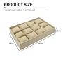 Elegant Luxury Velvet Jewelry Bracelet Bangle Watch Tray Display with Pillow Cushion