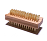 Professional Small Double Sided Wooden Handle Fingernails Dust Cleaner Nail Brushes for Cleaning