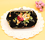 Cute Floral Buckle Coin Purses Vintage Pouch Kiss-Lock Change Purse Wallets