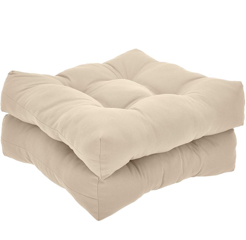 Moisture-Proof Soft Polyester Waterproof Patio Chair Cushions for Wrought Iron Chairs