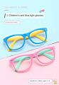 Anti-Radiation Children's Anti-Blue Light Men's and Women's Plain Glasses Silicone Soft Frame 5042